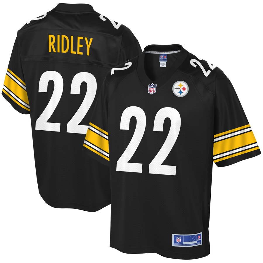 Men's Pittsburgh Steelers Stevan Ridley Nfl Pro Line Black Player Jersey