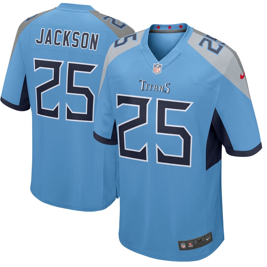 Men's Tennessee Titans Adoree Jackson Nike Light Blue New 2018 Game Jersey