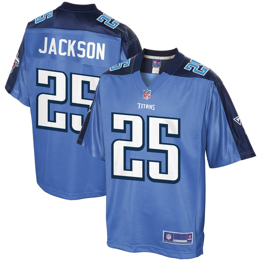 Men's Tennessee Titans Adoree Jackson Nfl Pro Line Light Blue Historic Logo Alternate Player Jersey