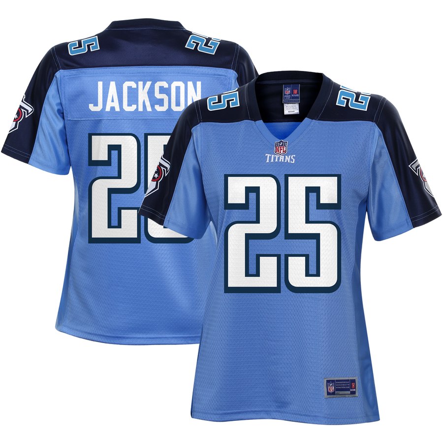 Women's Tennessee Titans Adoree Jackson Nfl Pro Line Light Blue Historic Logo Alternate Player Jersey