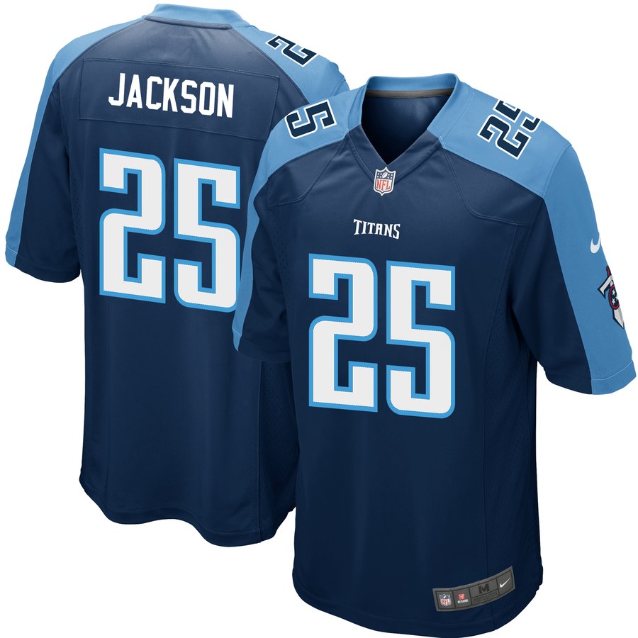 Men's Tennessee Titans Adoree Jackson Nike Navy Game Jersey