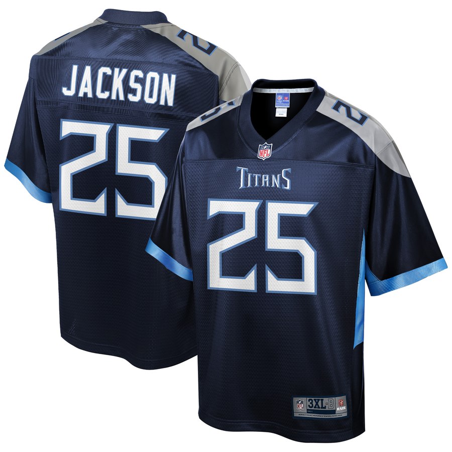 Men's Tennessee Titans Adoree Jackson Nfl Pro Line Navy Big & Tall Team Color Player Jersey