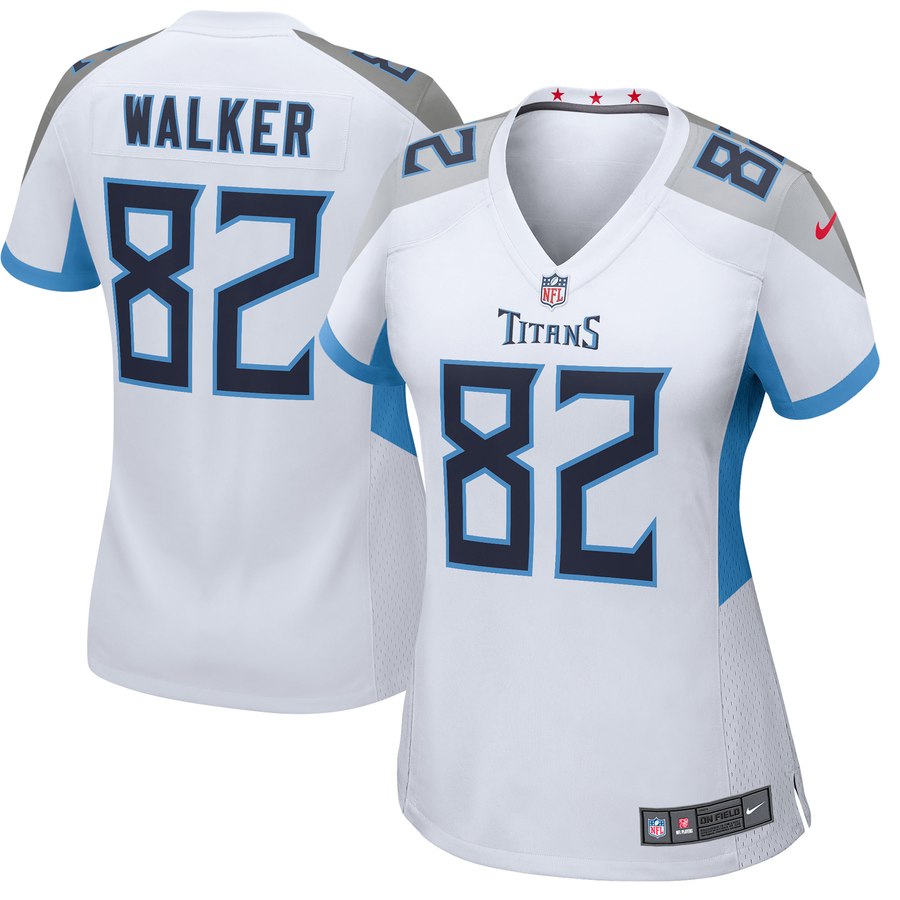 Women's Tennessee Titans Delanie Walker Nike White New 2018 Game Jersey