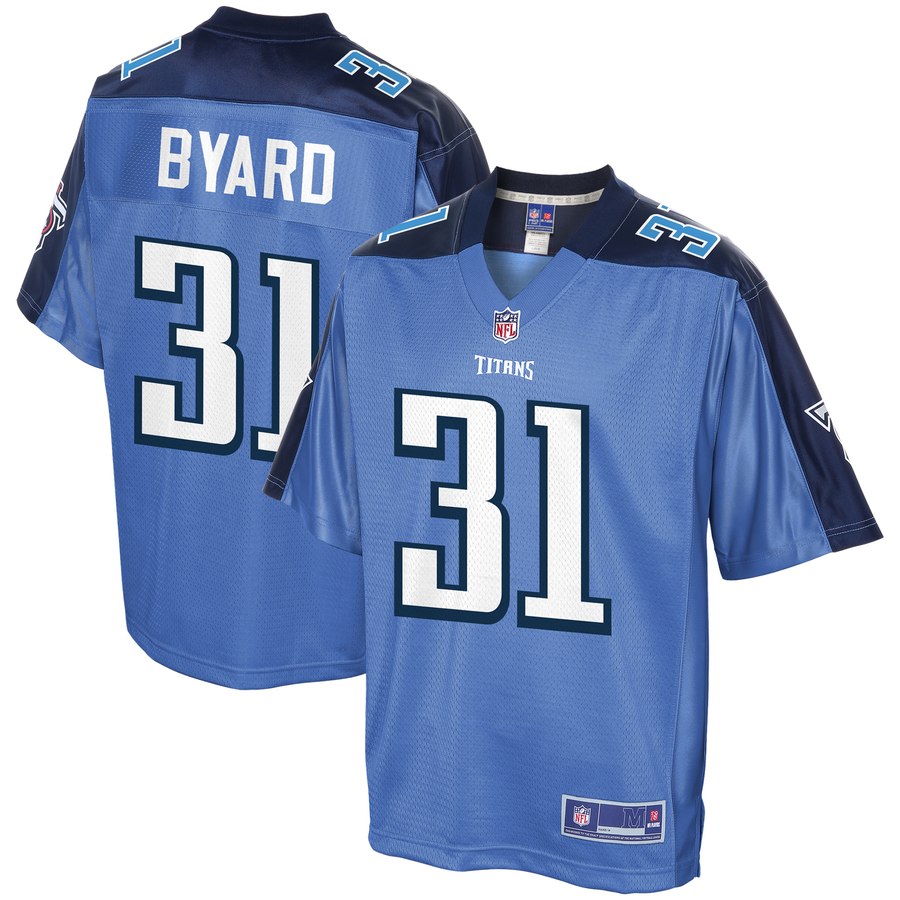 Men's Tennessee Titans Kevin Byard Nfl Pro Line Light Blue Historic Logo Alternate Player Jersey