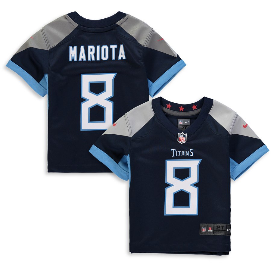 Toddler Tennessee Titans Marcus Mariota Nike Navy Player Game Jersey