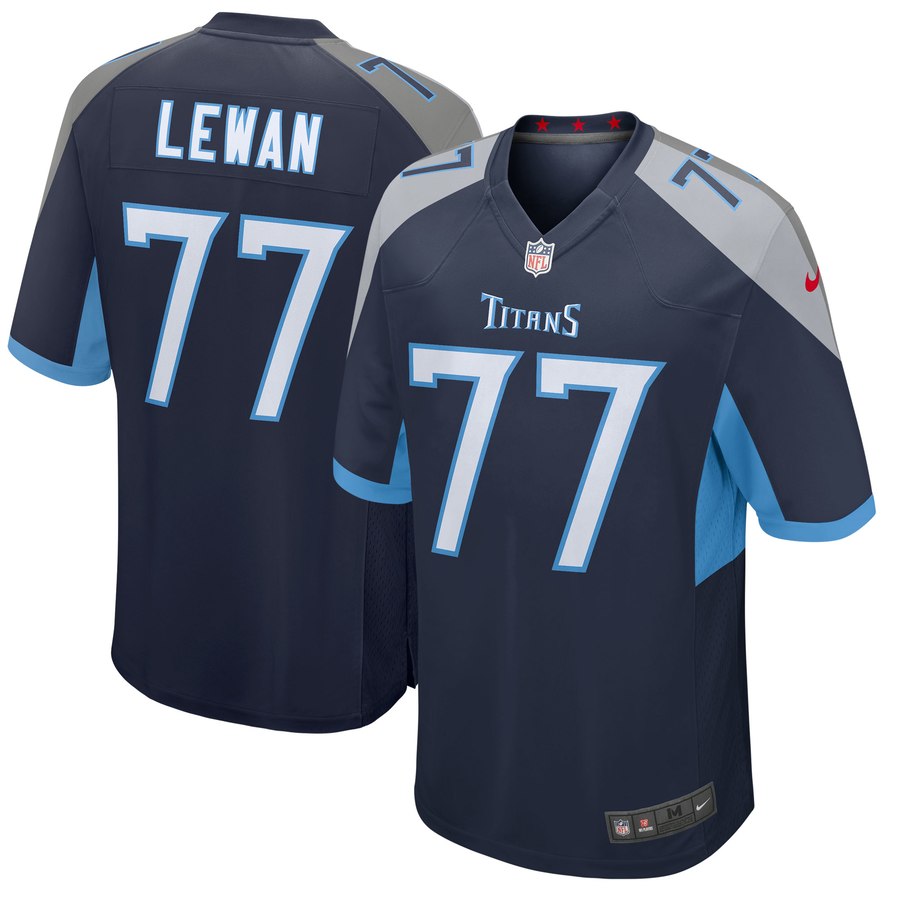 Men's Tennessee Titans Taylor Lewan Nike Navy New 2018 Game Jersey