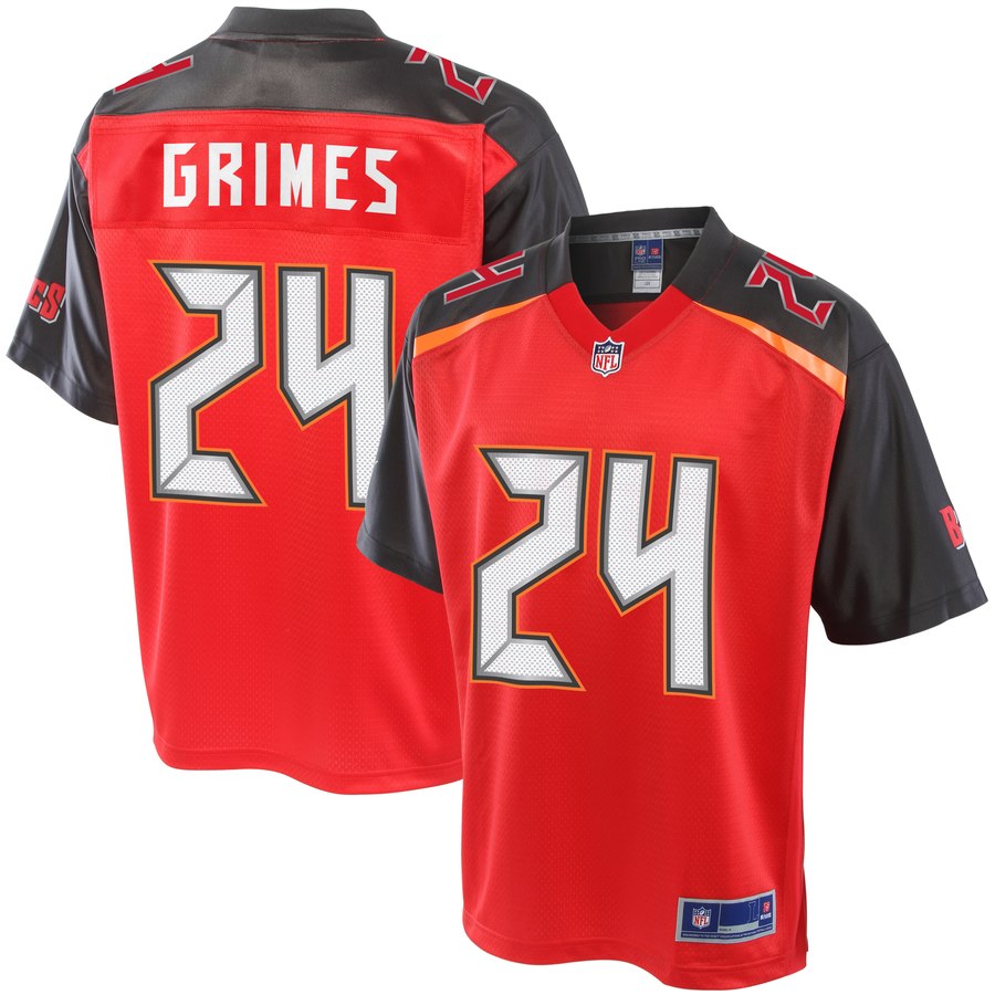 Men's Tampa Bay Buccaneers Brent Grimes Nfl Pro Line Red Player Jersey