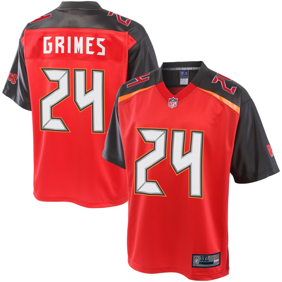 Men's Tampa Bay Buccaneers Brent Grimes Nfl Pro Line Red Big & Tall Player Jersey