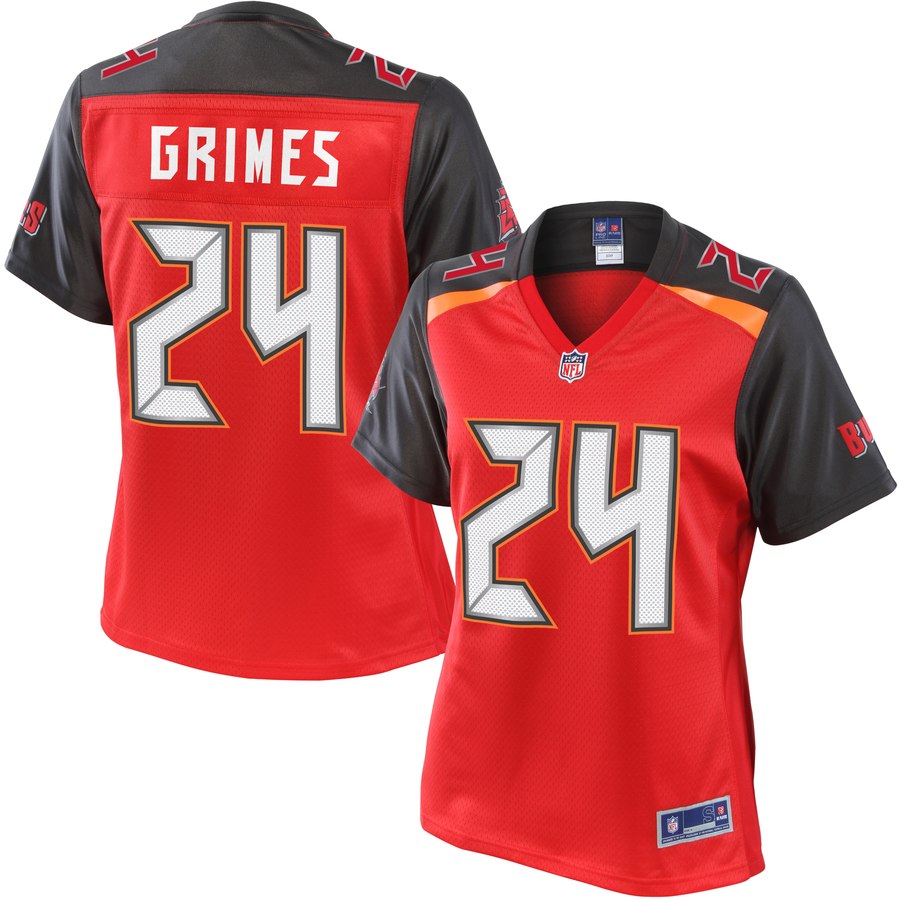 Women's Tampa Bay Buccaneers Brent Grimes Nfl Pro Line Red Player Jersey