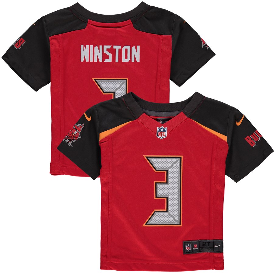 Toddler Tampa Bay Buccaneers Jameis Winston Nike Red Game Jersey