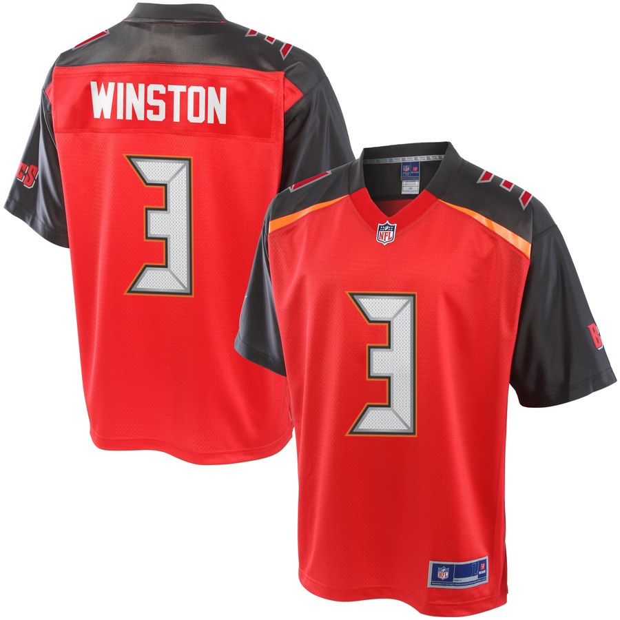 Nfl Pro Line Men's Tampa Bay Buccaneers Jameis Winston Team Color Jersey