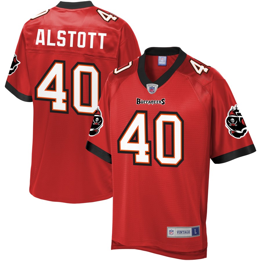 Men's Tampa Bay Buccaneers Mike Alstott Nfl Pro Line Red Retired Player Jersey