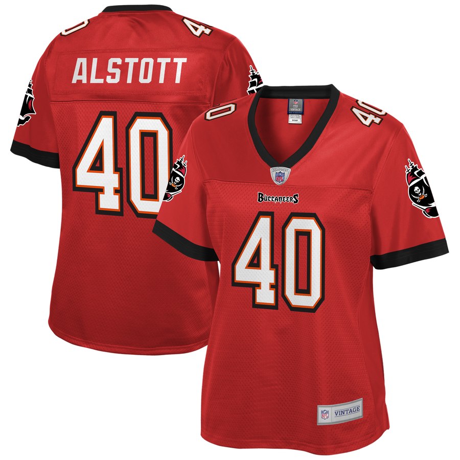 Women's Tampa Bay Buccaneers Mike Alstott Nfl Pro Line Red Retired Player Jersey