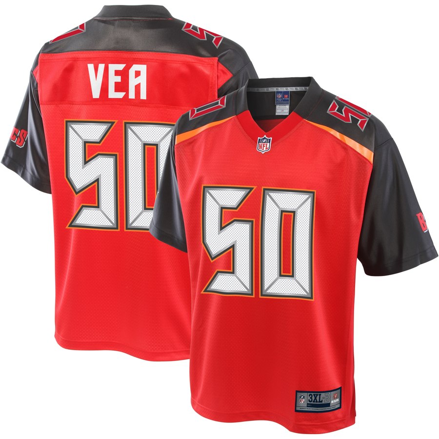 Men's Tampa Bay Buccaneers Vita Vea Nfl Pro Line Red Big & Tall Player Jersey