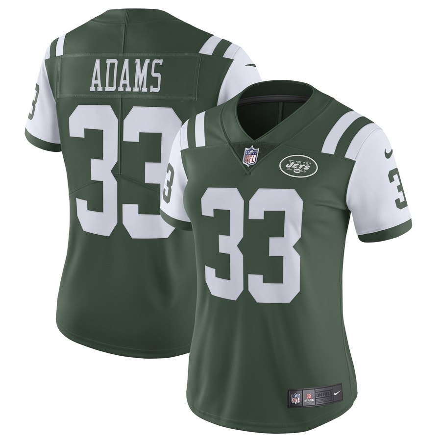 Women's New York Jets Jamal Adams Nike Green Vapor Untouchable Limited Jersey