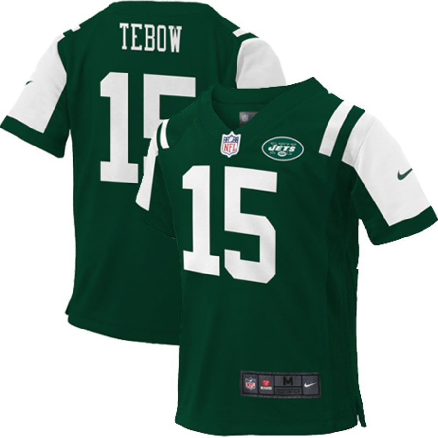 Toddler New York Jets Tim Tebow Nike Green Game Jersey