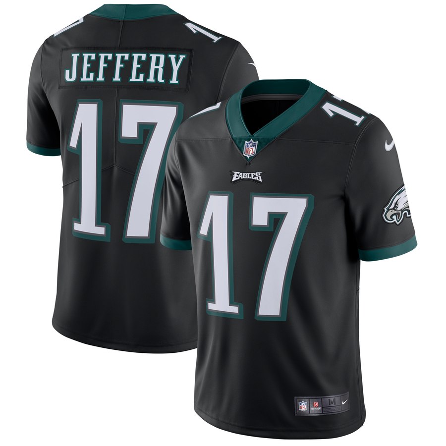 Men's Philadelphia Eagles Alshon Jeffery Nike Black Vapor Untouchable Limited Player Jersey