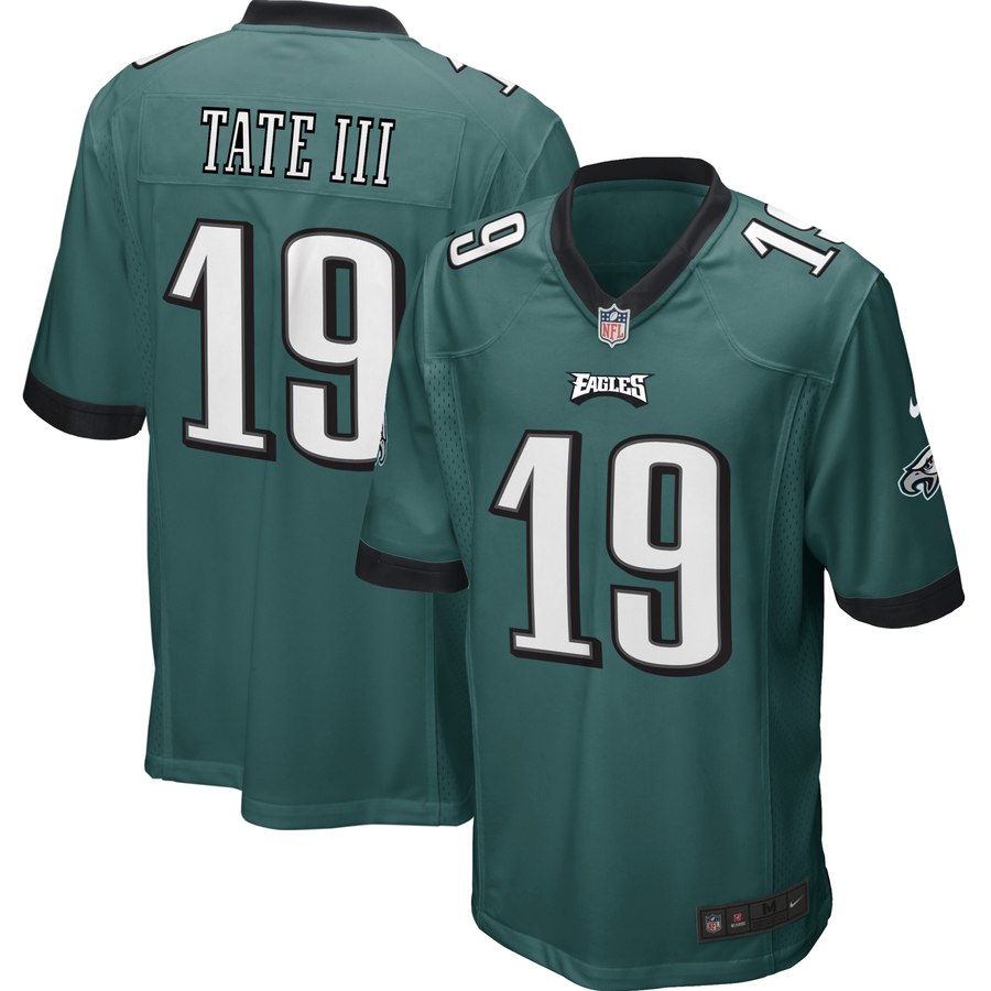 Men's Philadelphia Eagles Golden Tate Iii Nike Midnight Green Game Jersey