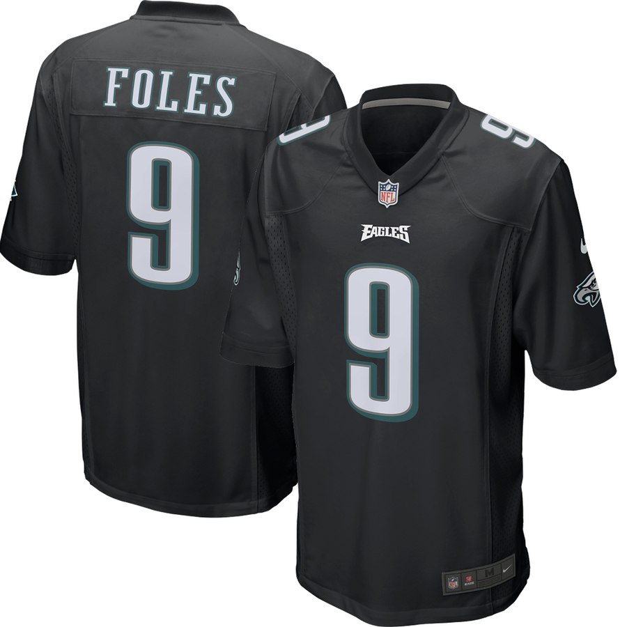 Youth Philadelphia Eagles Nick Foles Nike Black Game Event Jersey