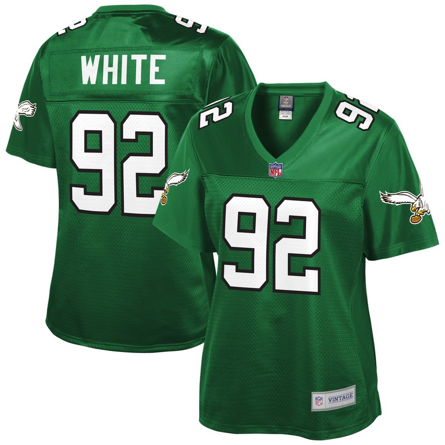 Women's Philadelphia Eagles Reggie White Nfl Pro Line Kelly Green Retired Player Jersey