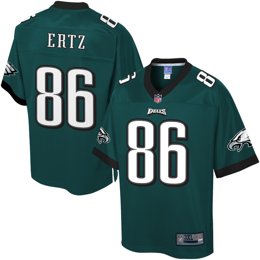 Nfl Pro Line Men's Philadelphia Eagles Zach Ertz Big & Tall Team Color Jersey