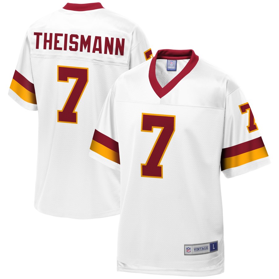 Men's Washington Redskins Joe Theismann Nfl Pro Line White Retired Player Jersey