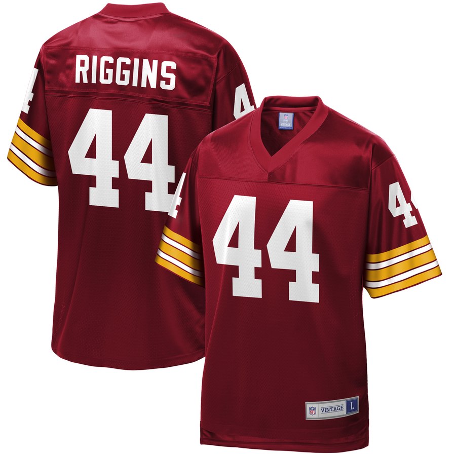 Men's Washington Redskins John Riggins Nfl Pro Line Burgundy Retired Team Player Jersey