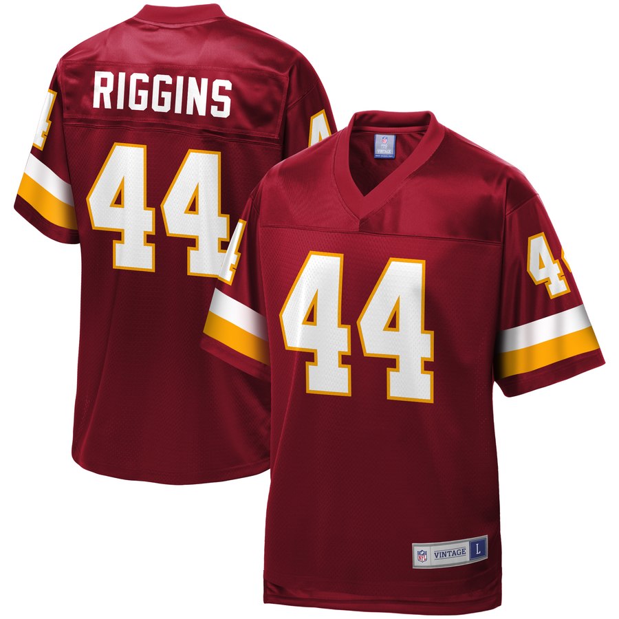 Men's Washington Redskins John Riggins Nfl Pro Line Burgundy Retired Player Replica Jersey