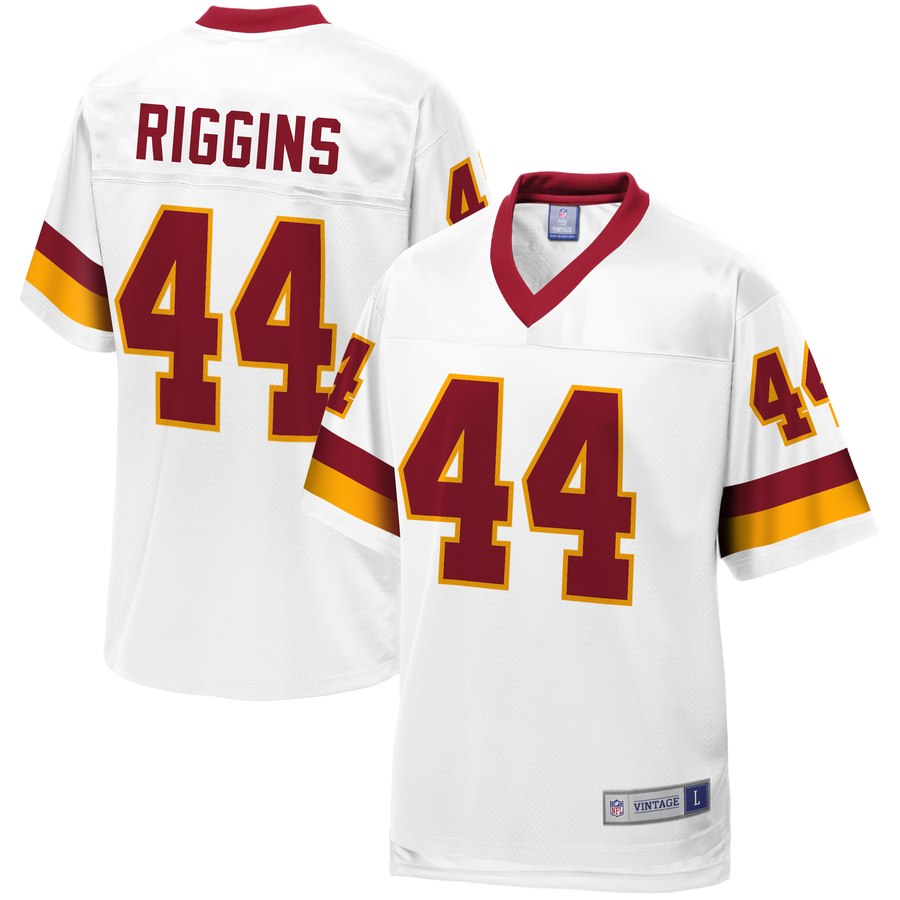 Men's Washington Redskins John Riggins Nfl Pro Line White Retired Player Jersey