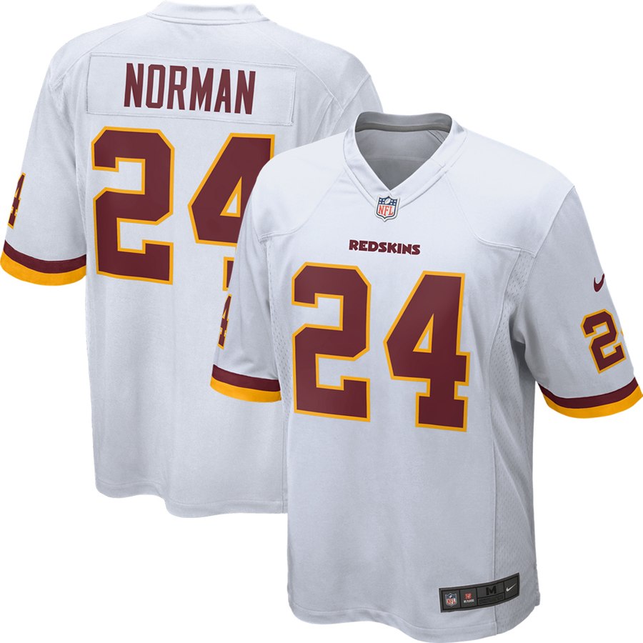 Youth Washington Redskins Josh Norman Nike White Game Jersey