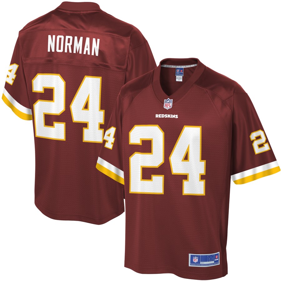 Men's Washington Redskins Josh Norman Pro Line Burgundy Player Jersey