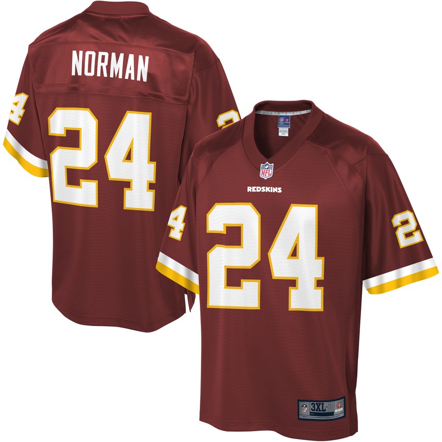 Men's Washington Redskins Josh Norman Nfl Pro Line Burgundy Big & Tall Player Jersey