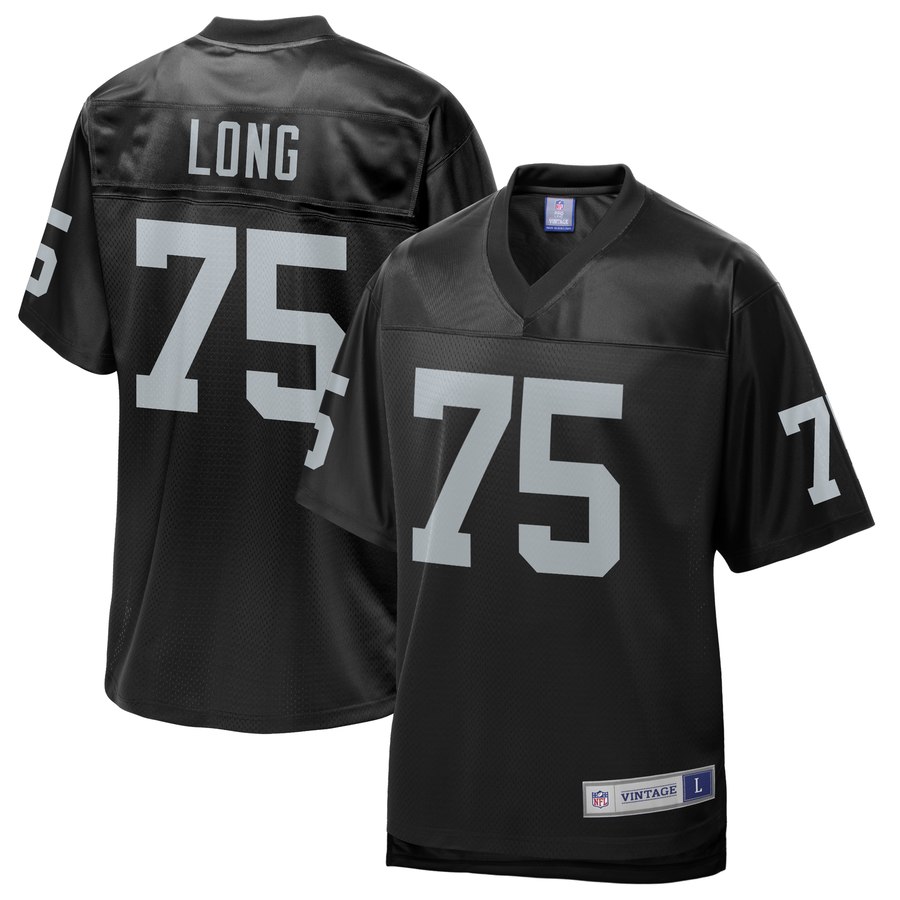 Men's Oakland Raiders Howie Long Nfl Pro Line Black Retired Team Player Jersey