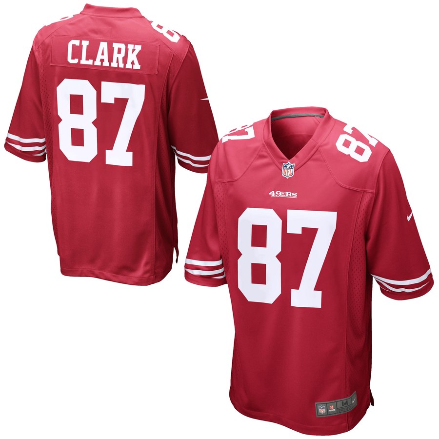 Men's San Francisco 49ers Dwight Clark Nike Cardinal Retired Player Game Jersey