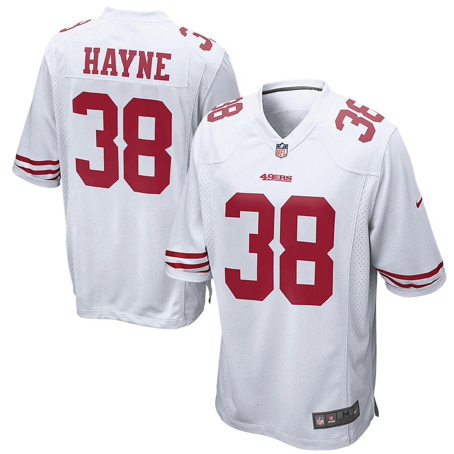 Men's San Francisco 49ers Jarryd Hayne Nike White Game Jersey