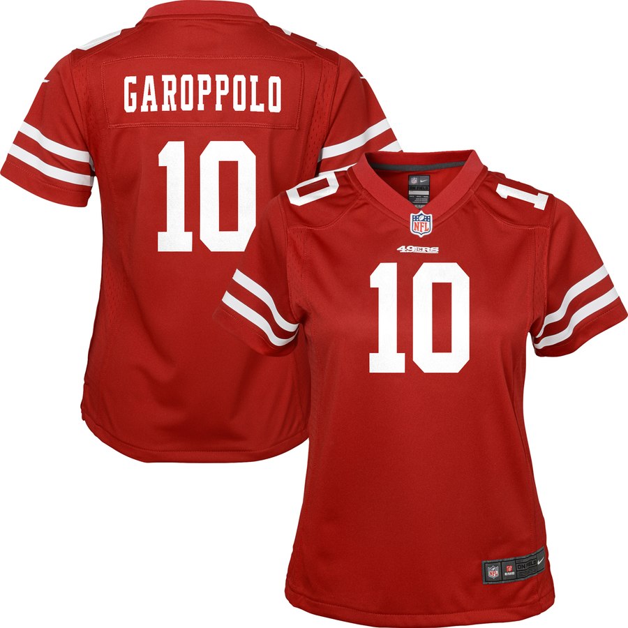 Girls Youth San Francisco 49ers Jimmy Garoppolo Nike Scarlet Game Jersey