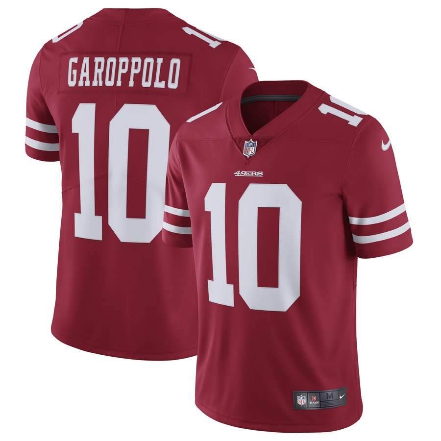 Youth San Francisco 49ers Jimmy Garoppolo Nike Scarlet Limited Vapor Untouchable Player Jersey