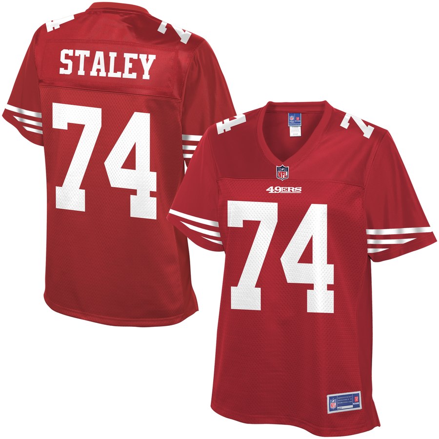 Nfl Pro Line Women's San Francisco 49ers Joe Staley Team Color Jersey