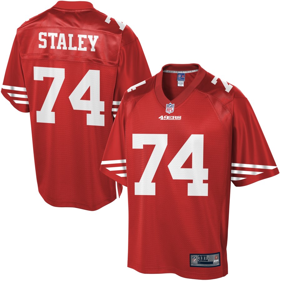 Nfl Pro Line Men's San Francisco 49ers Joe Staley Big & Tall Team Color Jersey