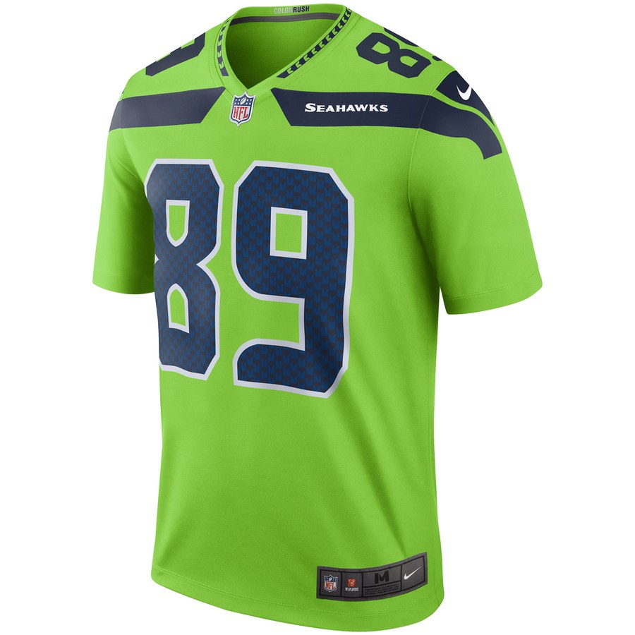 Men's Seattle Seahawks Doug Baldwin Nike Green Color Rush Legend Jersey