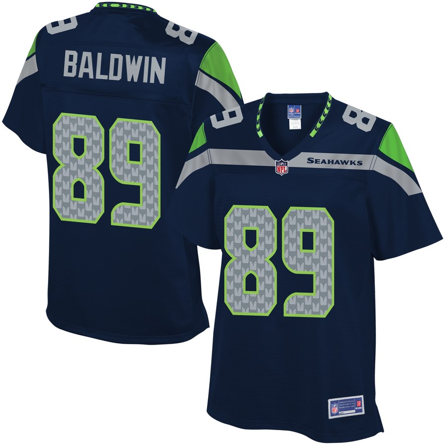 Pro Line Women's Seattle Seahawks Doug Baldwin Team Color Jersey