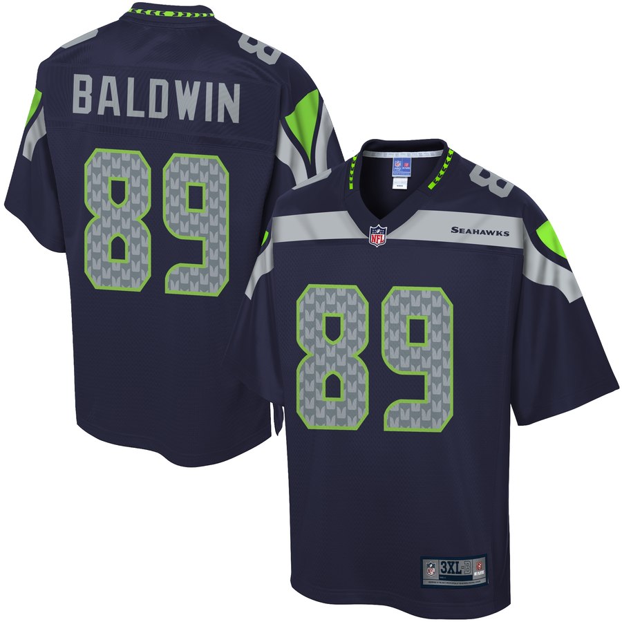 Nfl Pro Line Men's Seattle Seahawks Doug Baldwin Big & Tall Team Color Jersey