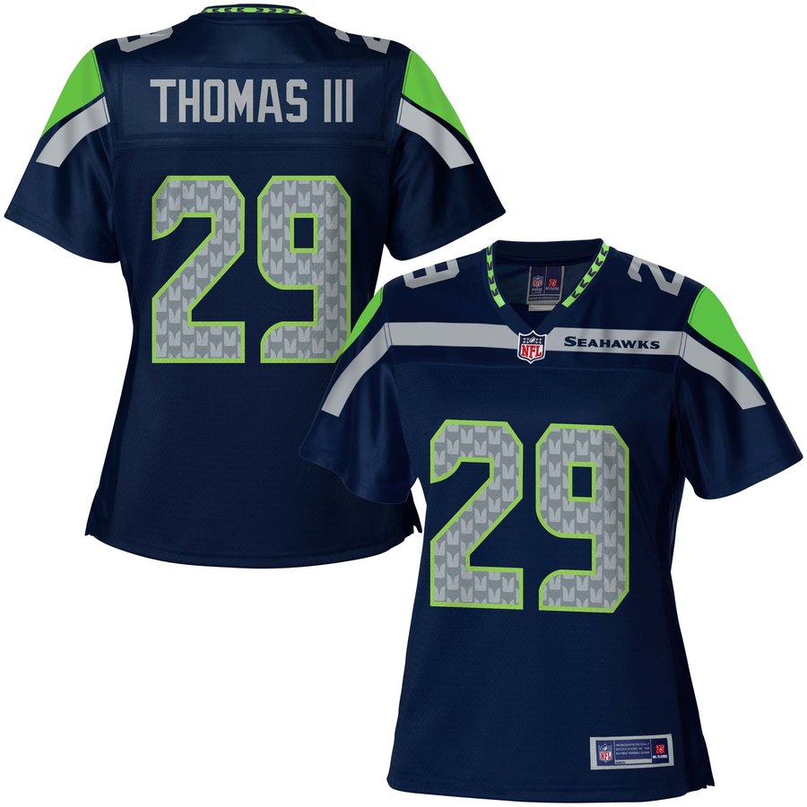 Pro Line Women's Seattle Seahawks Earl Thomas Iii Team Color Jersey