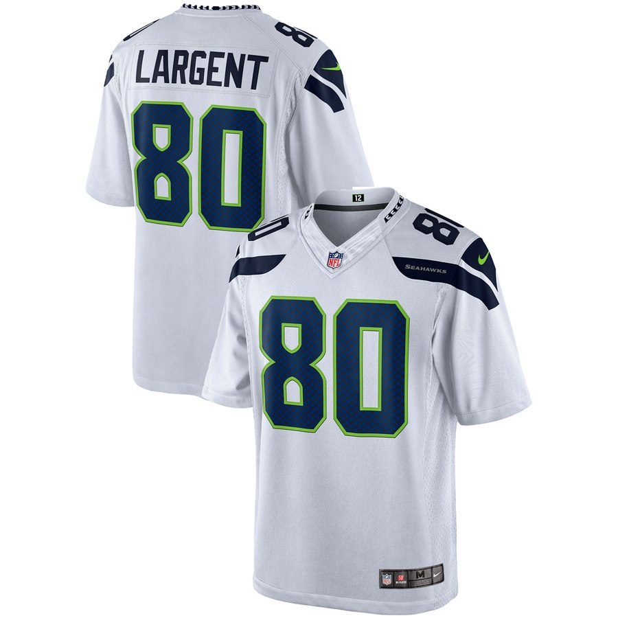 Men's Seattle Seahawks Steve Largent Nike White Retired Player Limited Jersey