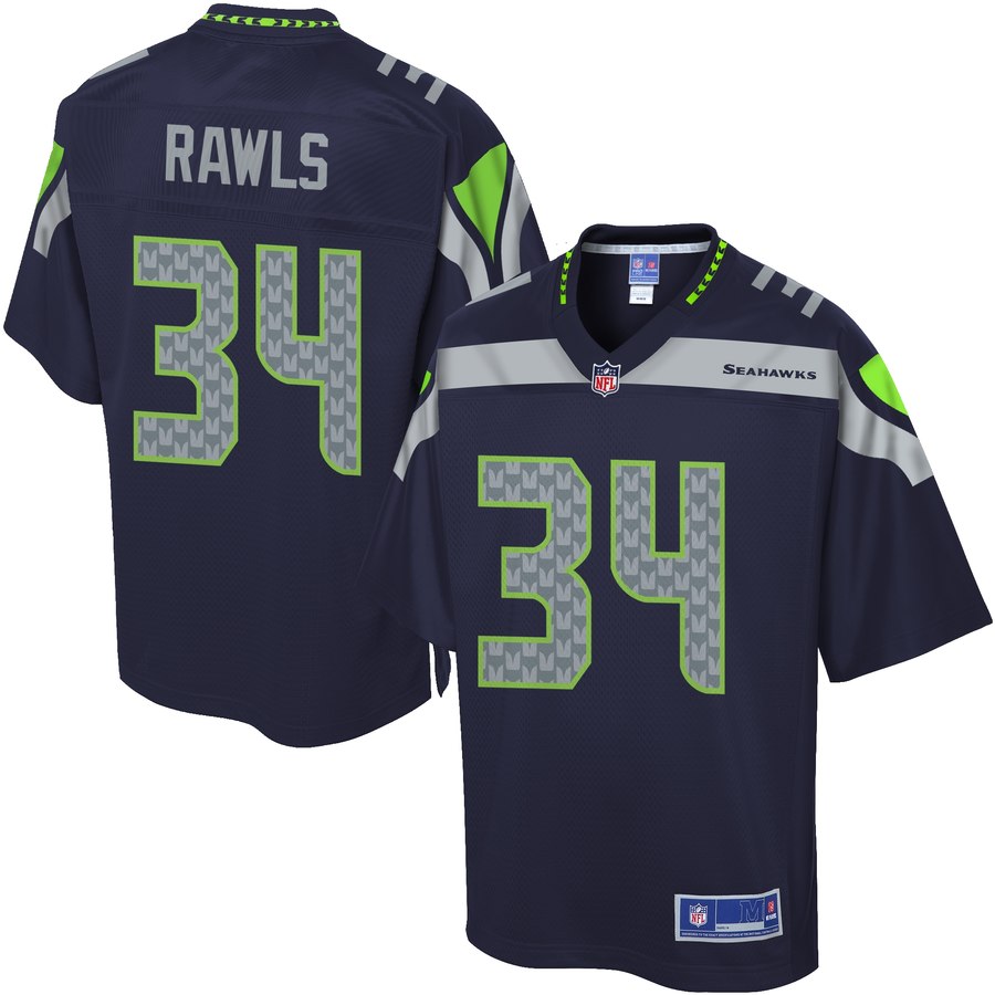 Youth Seattle Seahawks Thomas Rawls Pro Line Team Color Jersey