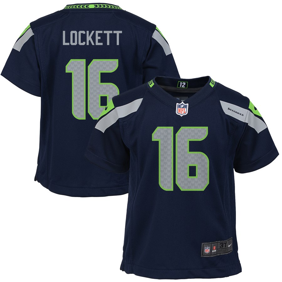 Toddler Seattle Seahawks Tyler Lockett Nike College Navy Game Jersey