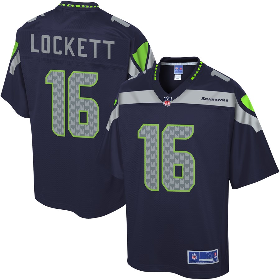 Men's Seattle Seahawks Tyler Lockett Nfl Pro Line Big & Tall Team Color Jersey