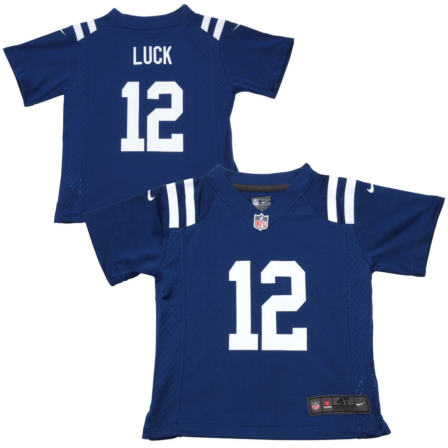 Infant Indianapolis Colts Andrew Luck Nike Royal Team Color Game Jersey