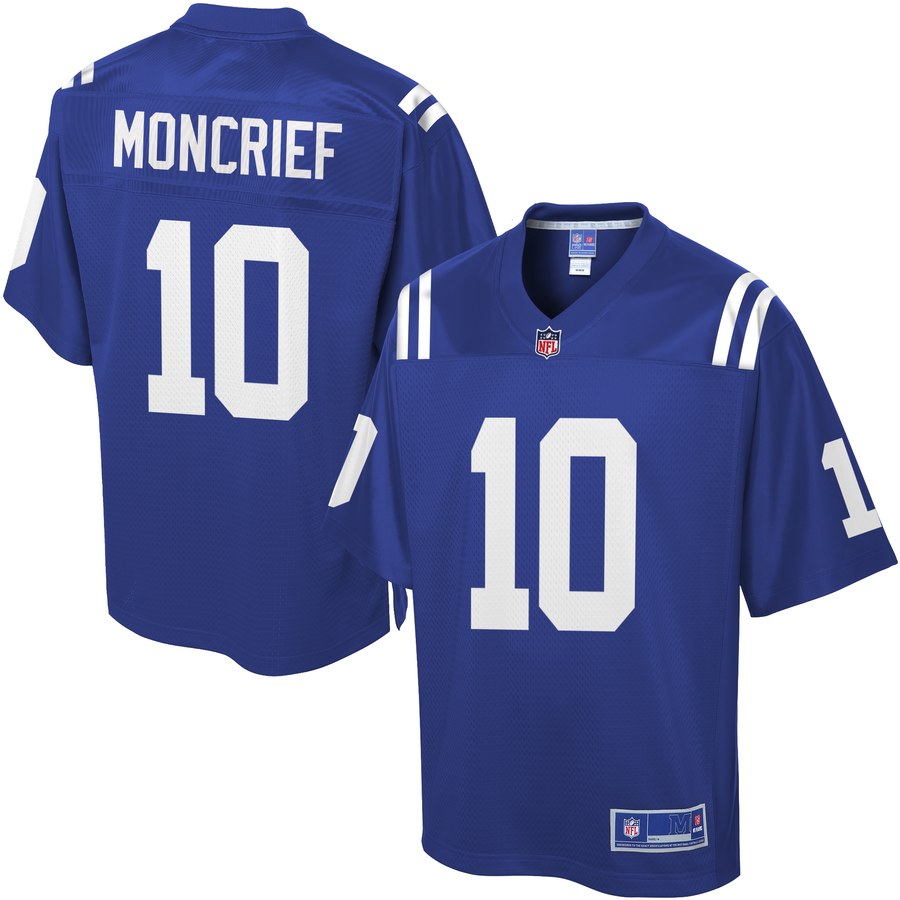 Men's Indianapolis Colts Donte Moncrief Nfl Pro Line Royal Team Color Jersey