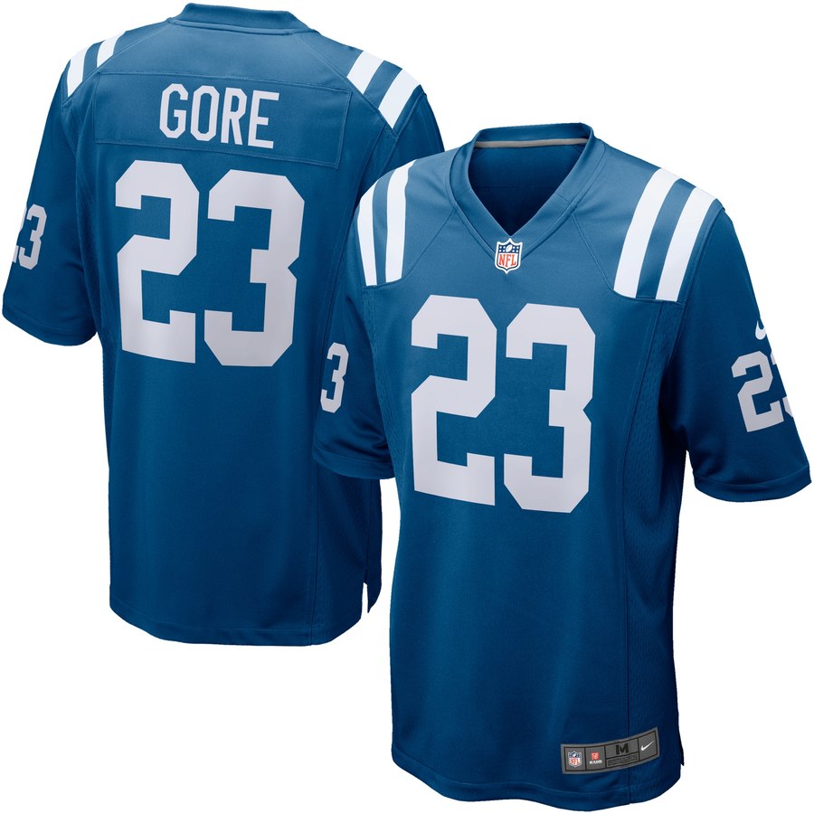 Men's Indianapolis Colts Frank Gore Nike Royal Game Jersey